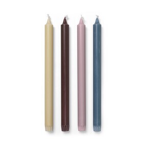 Ferm Living - Set de 4 bougies en bâton Pure