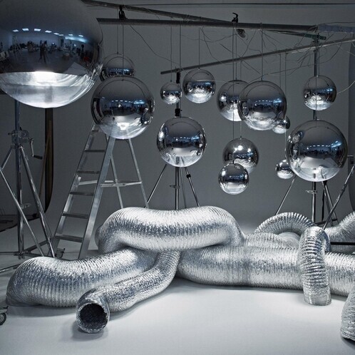 Tom Dixon - Mirror Ball Pendant Suspension Lamp Chrome