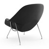Knoll International - Womb Chair Relax - Fauteuil en cuir chrome