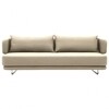 Softline - Jasper Sofa Bed - beige/Felt fabric 619/incl. 2 cushions/Sofa fabric and pillowslip removable