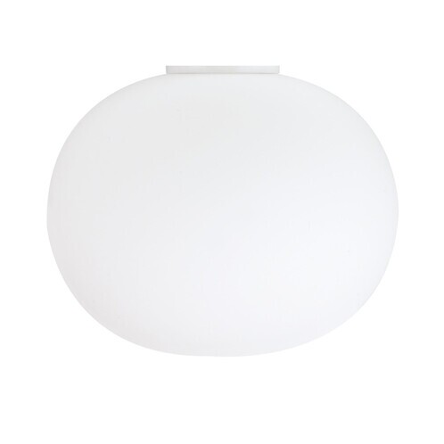 Flos - Glo Ball C1 Deckenleuchte - weiß/Glas/Polyamid/H 27cm/Ø 33cm