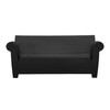 Kartell - Bubble Club - Sofa 2 Places  - noir / 195x77cm/mat/LxPxH 189x75x76cm