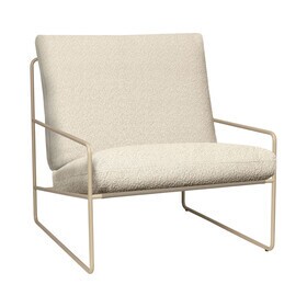 Ferm Living - Fauteuil de jardin Desert tissu Bouclé