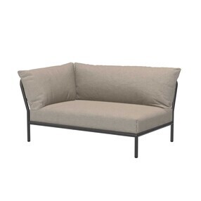 HOUE - Level 2 tuin sofa links onderstel donkergrijs