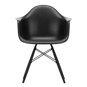 Vitra - Chaise avec accoudoirs Eames DAW RE érable noir