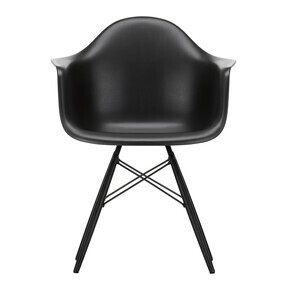 Vitra - Eames Plastic Armchair DAW RE zwart esdoorn