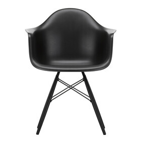Vitra - Chaise avec accoudoirs Eames DAW RE érable noir