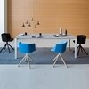 la palma - Cut Armchair Upholstered Wood Frame Black