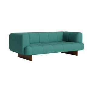 HAY - Quilton Lift 2-zitsbank onderstel walnoot