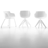 MDF Italia - Flow Slim - Fauteuil piètement LEM