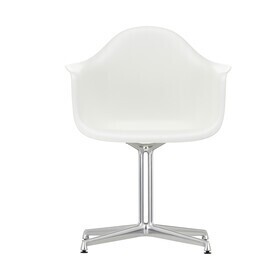 Vitra - Eames Plastic Armchair DAL onderstel gepolijst