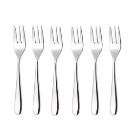 Alessi - Nuovo Milano Pastry Fork Set Of 6