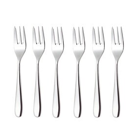 Alessi - Nuovo Milano Pastry Fork Set Of 6