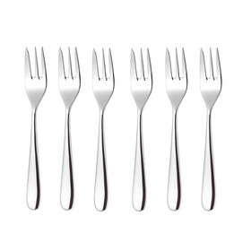 Alessi - Set de 6 fourchettes à gâteaux Nuovo Milano