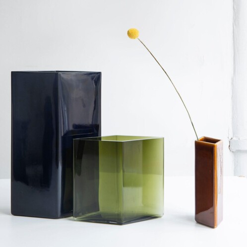  イッタラ Ruutu vase リネン ルーツ ベース 115x140mm リネンの通販 | 家具・インテリア通販