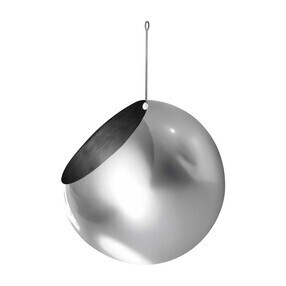 AYTM - Globe hangende bloempot roestvrij staal Ø 21cm
