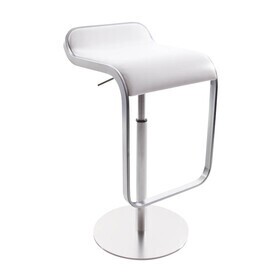 Lapalma - LEM S79 Barhocker Sitzfläche Leder 63-75cm