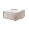 GAN - Sail Gan Spaces Pouf/Cushion - taupe/manufacturing technique: Dhurrie/filling: polystyrene/75x75x35cm
