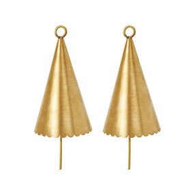 Ferm Living - Kerstdecoratie kegelklok set van 2