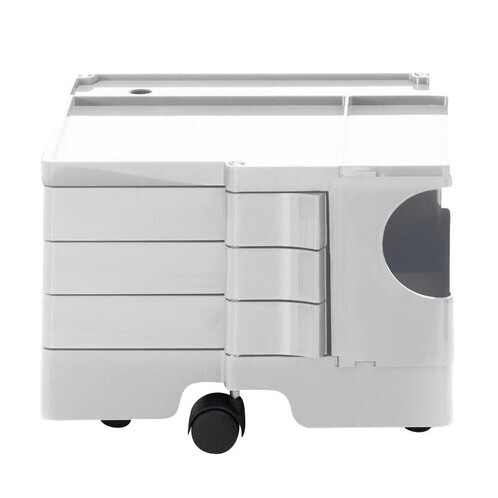 B-Line - Boby XSmall 13 Container With Wheels - white/3 drawers/LxWxH 180x80x40cm