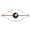 Vitra - Eye Clock Nelson - Wandklok - notenhout/messing