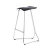 ClassiCon - Triton - Tabouret - Retour (comme neuf/pièce unique) - noir/leather/armature chromée