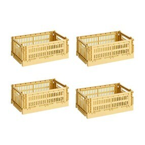 HAY - Colour Crate Korb recycelt S 4er Set