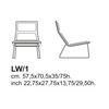 Cappellini - Low Pad - Fauteuil - dessin au trait
