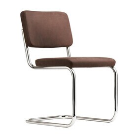 Thonet - S 32 PV Pure Materials sledestoel leder