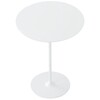 Arper - Dizzie - Desserte - blanc/MDF/structure laquée blanc/H x W x D: 50 x 51 x 47cm
