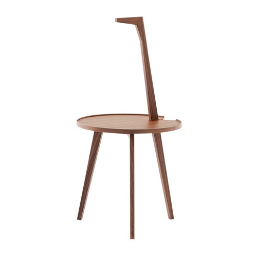 Cassina - Cicognino Side Table - walnut/h: 80(40)cm