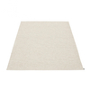 pappelina - Mono Rug 140x200cm - linen - vanilla/woven/stitched edge/for indoor & outdoor use