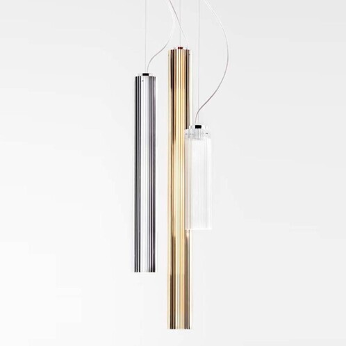 Kartell - Rifly Metallic LED-Pendelleuchte