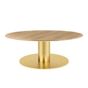 Gubi - 2.0 Coffee Table Gestell Messing Ø110cm