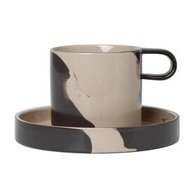 Ferm Living - Inlay Cup with Saucer