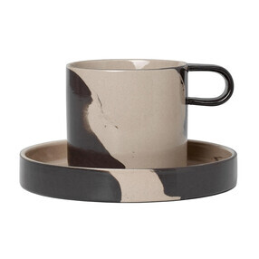 Ferm Living - Inlay Cup with Saucer