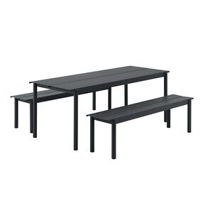 Muuto - Linear Steel Gartenset L 200cm