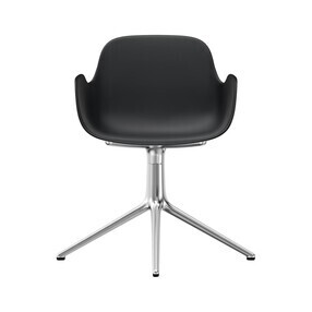 Normann Copenhagen - Form Drehstuhl mit Armlehnen 4L Alu