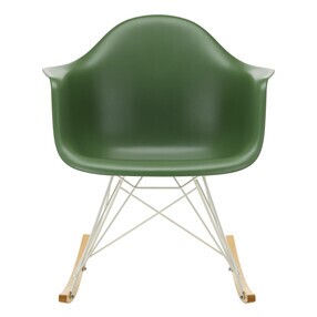 Vitra - Fauteuil à bascule Eames Plastic RAR RE structure blanc