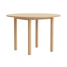 HAY - Annex eettafel Ø 110cm eiken onderstel