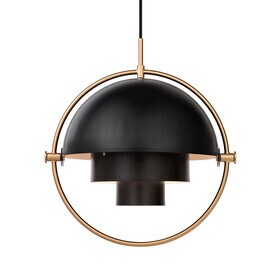 Gubi - Multi-Lite Suspension Lamp Ø36cm Frame Brass