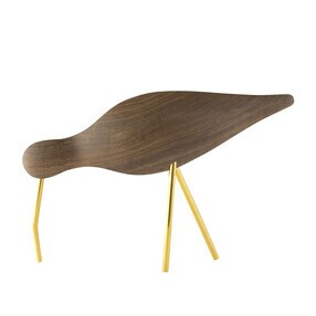 Normann Copenhagen - Jubiläumsedition Shorebird Figur Walnuss L