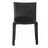 Cassina - Cab Mario Bellini Kernleder-Stuhl - Kernleder schwarz