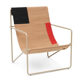 Ferm Living - Desert Loungestuhl Gestell kaschmir