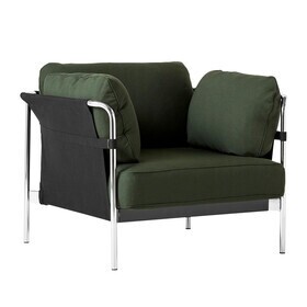 HAY Can 2.0 Armchair Frame Steel Black AmbienteDirect