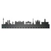 Radius - Porte-Manteau Villes - Berlin - gris foncé/acier peint par poudrage