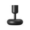 iittala - Nappula - Bougeoir - gris foncé/acier laqué/H 10.7cm