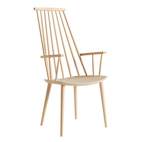 HAY - Chaise avec accoudoirs J110 hêtre