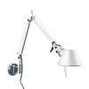 Artemide - Tolomeo Micro Parete Wandleuchte - aluminium/glänzend/BxH 49x41cm/Ø 11cm