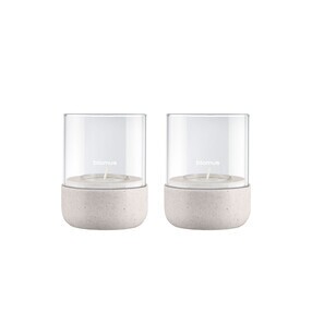 Blomus - Calma Windlicht Polyresin 2er Set